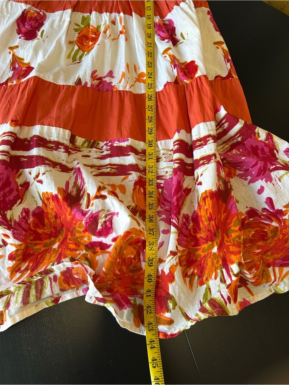 🟢 5 for $25 🟢 100% COTTON Coral Floral Sundress Cottagecore Boho Summer Midi Dre - Picture 14 of 14